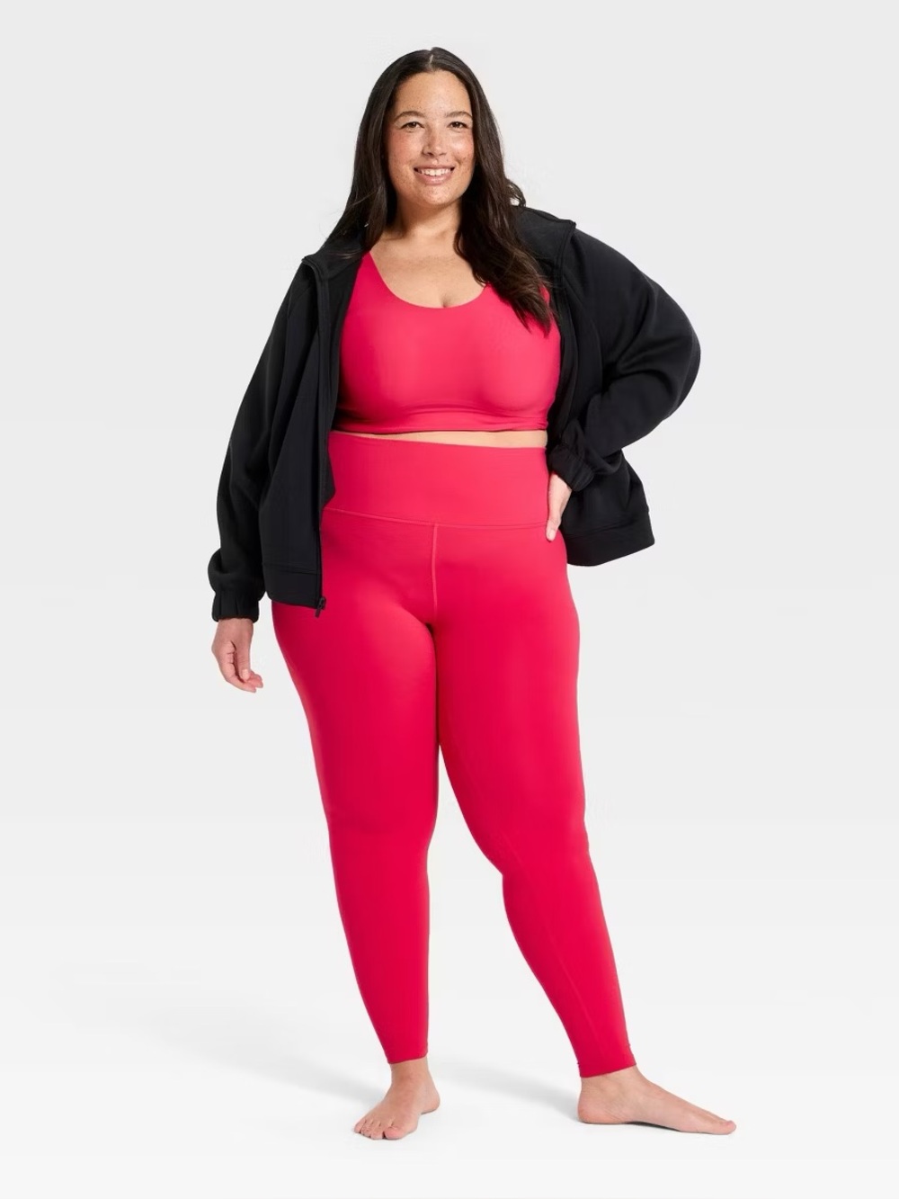 ‘ All In Motion ’ Red Ultra High-Rise Seamless Legging size XL